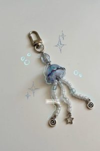 Móc khóa handmade hình con sứa